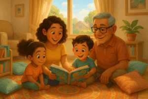 Transform your weekend mornings into a magical storytime adventure with your family. Discover how a Good Saturday filled with screen-free, bilingual stories nurtures attention, creativity, and joyful connections.