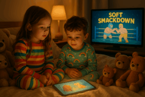 Discover the excitement of SmackDown WWE show and how Storypie’s gentle bedtime stories create the perfect family evening. Blend thrilling wrestling action with calm storytelling for your children’s peaceful rest.