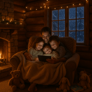 LoveCabin bedtime stories turn cold winter nights into warm, calm, and screen-free adventures. Perfect for cozy family bonding and gentle language learning. Discover soothing tales that spark wonder and restful sleep.