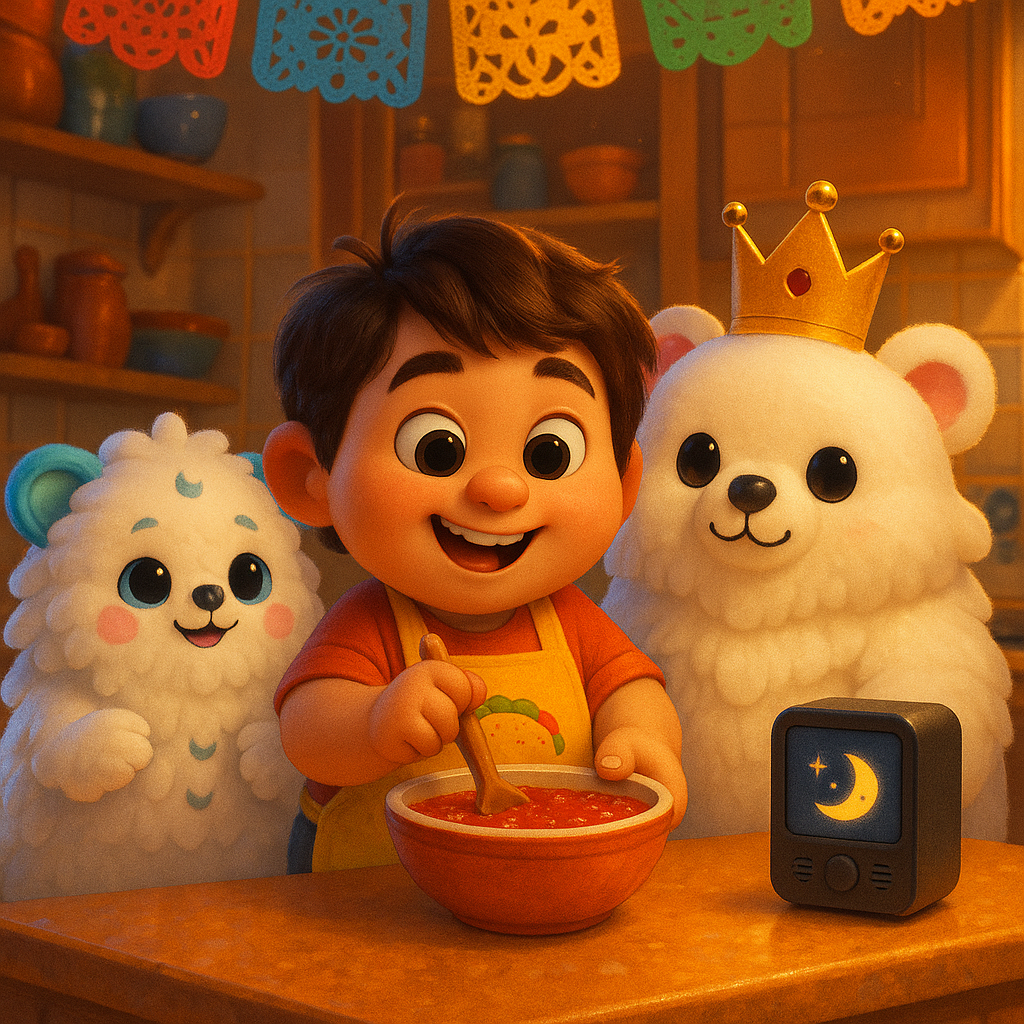 Transform your family 'test' time from stress to joyful togetherness. Discover playful rituals with Storypie audio stories that bring warmth and curiosity to every mealtime.