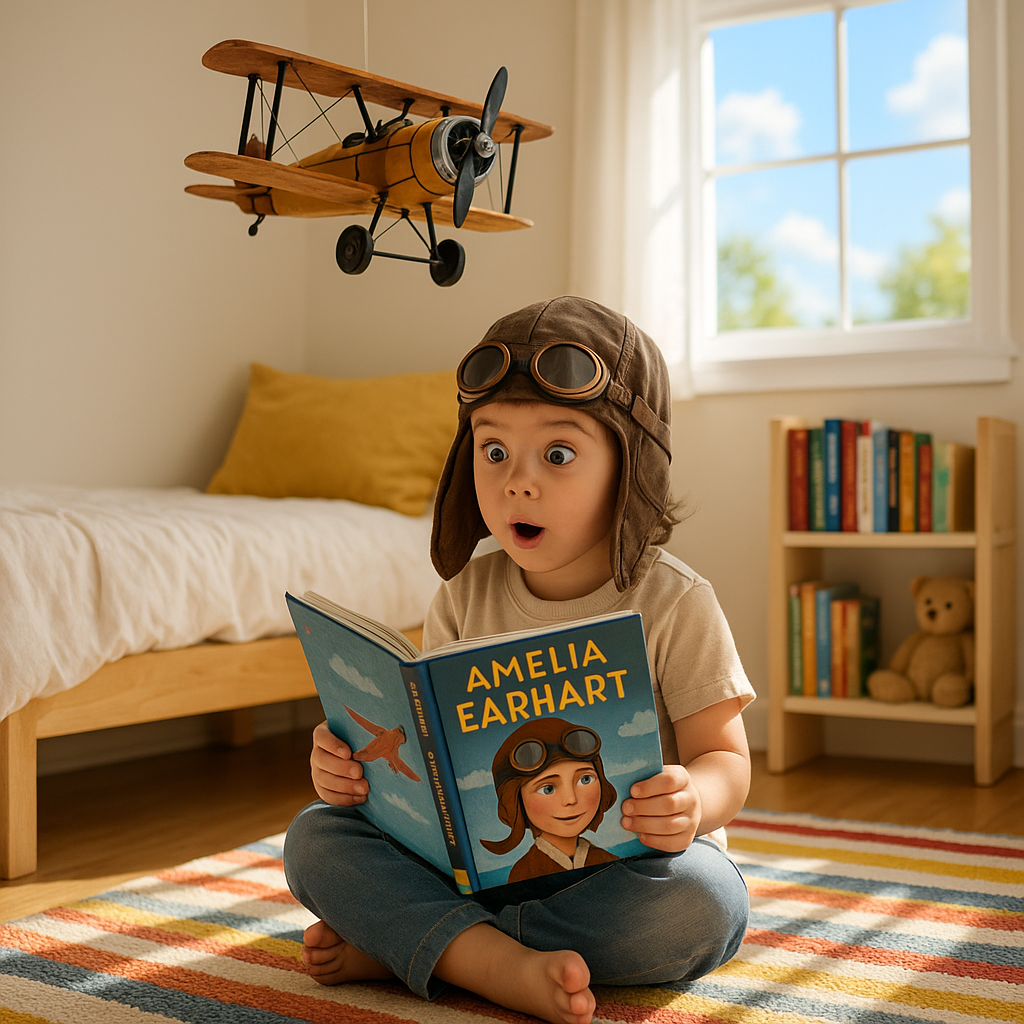 Discover the inspiring Amelia Earhart story for kids. Learn about her bravery, amazing adventures, and mysterious last flight. Perfect for sparking curiosity and dreams in young explorers.