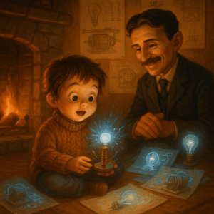 Discover Nikola Tesla's inspiring life and inventions that shaped our wireless world. Perfect for kids, these stories spark curiosity and creativity for young explorers.