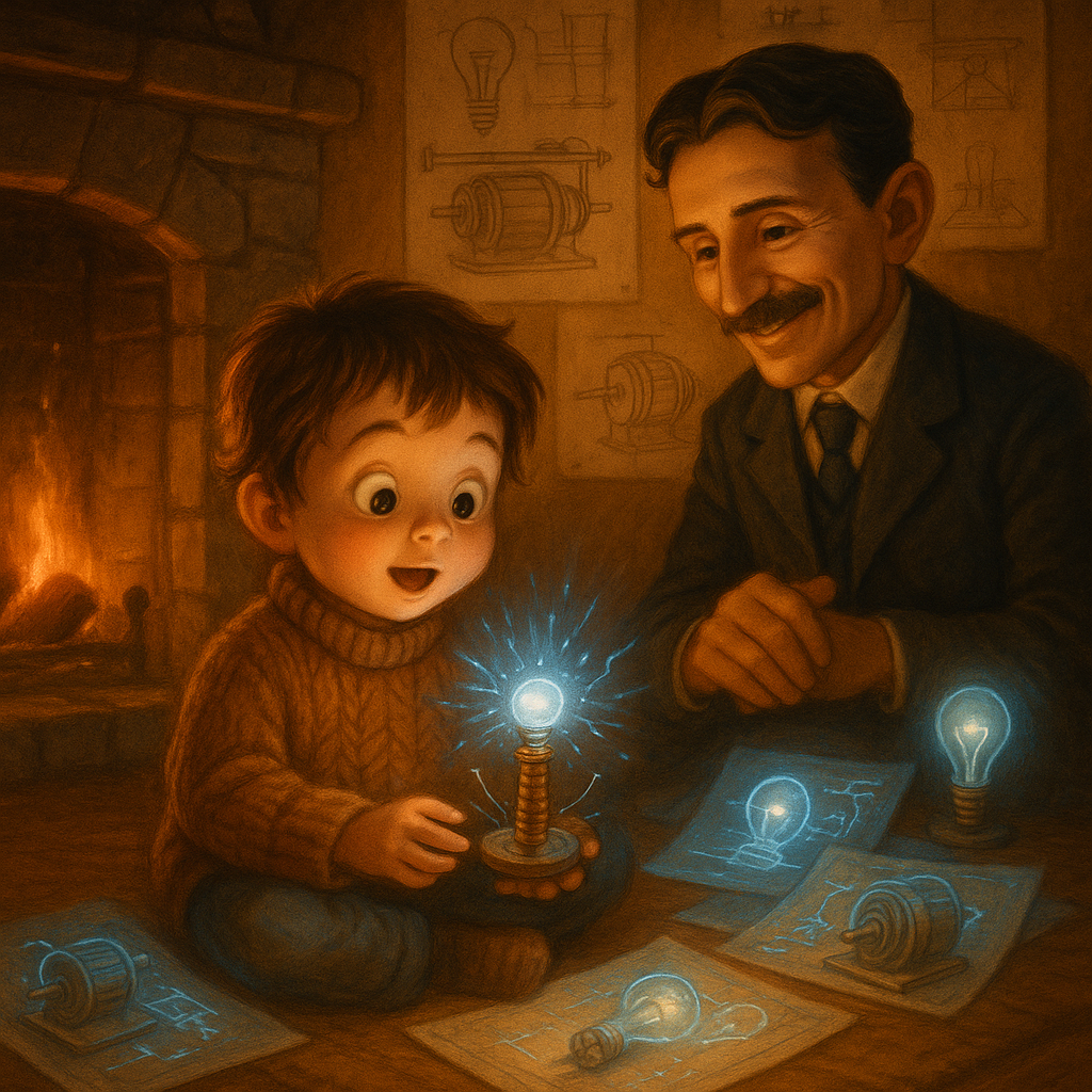 Discover Nikola Tesla's inspiring life and inventions that shaped our wireless world. Perfect for kids, these stories spark curiosity and creativity for young explorers.