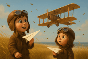 Discover the Wright Brothers’ First Flight, a historic moment that changed the world. Learn how their pioneering spirit and invention inspire children’s curiosity and imagination today.