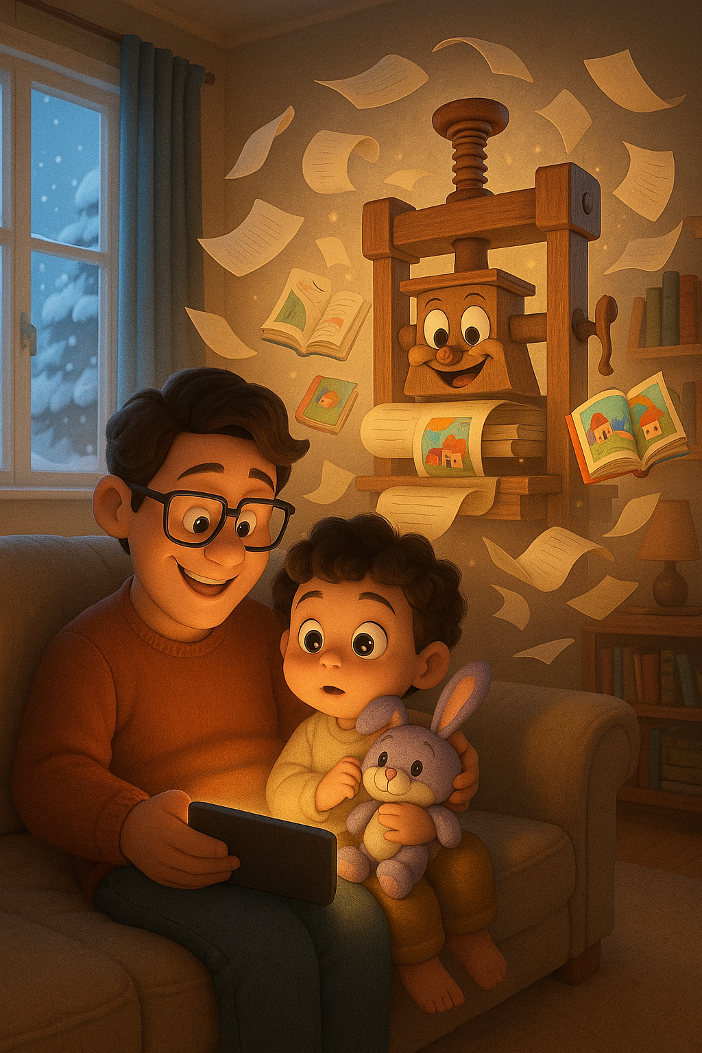 Discover how the printing press revolutionized storytelling by making books affordable and accessible. Explore its history, impact, and connection to Storypie’s storytelling app for kids.