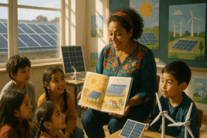 Solar panels turn sunlight into clean electricity. Learn their magical history, how they work, and why they help protect our planet. Perfect for kids curious about green energy!