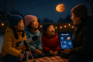 Discover the fascinating world of asteroids, rocky space explorers that reveal secrets from our solar system's beginnings. Ignite your child's cosmic curiosity with Storypie stories!
