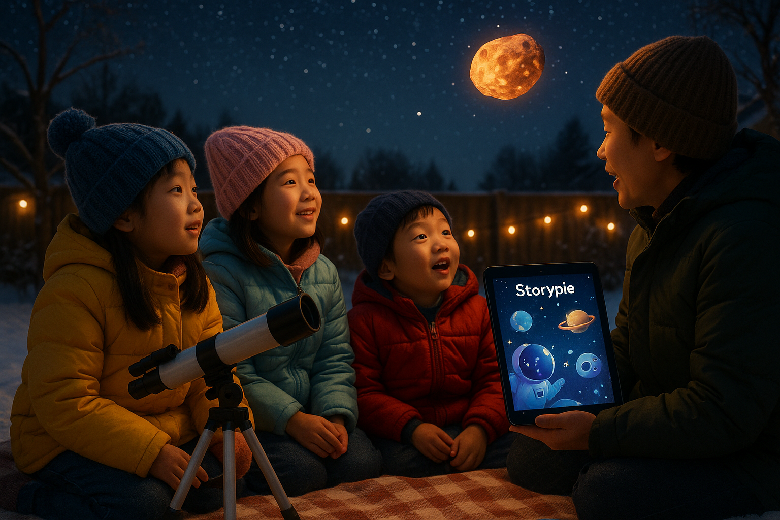Discover the fascinating world of asteroids, rocky space explorers that reveal secrets from our solar system's beginnings. Ignite your child's cosmic curiosity with Storypie stories!