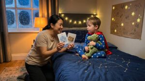 How kids become the hero in their own adventure and grow calm confidence. Simple prompts, signs by age, and a short caregiver ritual to try tonight.