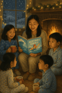 Gertrude Ederle made history as the first woman to swim the English Channel, breaking records and inspiring generations with her courage and determination. Discover her epic story for kids today.