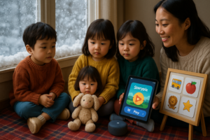 Technology in early childhood education includes audio stories, apps, programmable toys, and video chat. This post summarizes history, characteristics, benefits, risks, age guidance, privacy, equity, and future trends for families and educators.