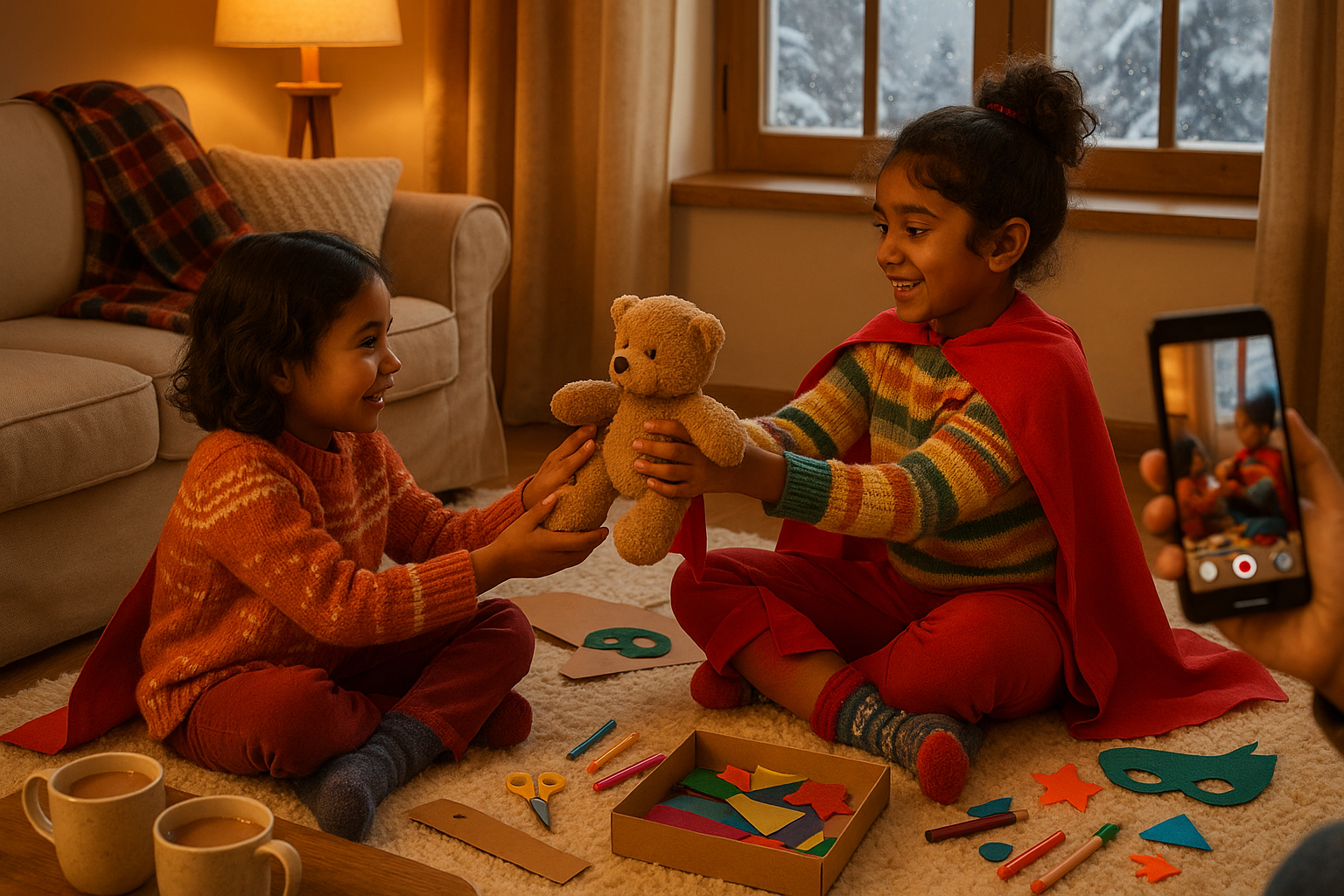 Try a Weekend imagination challenge: create your own hero. Low-prep family activity for toddlers through preteens. Pick a name, choose three super-skills, and act one out for five joyful minutes.