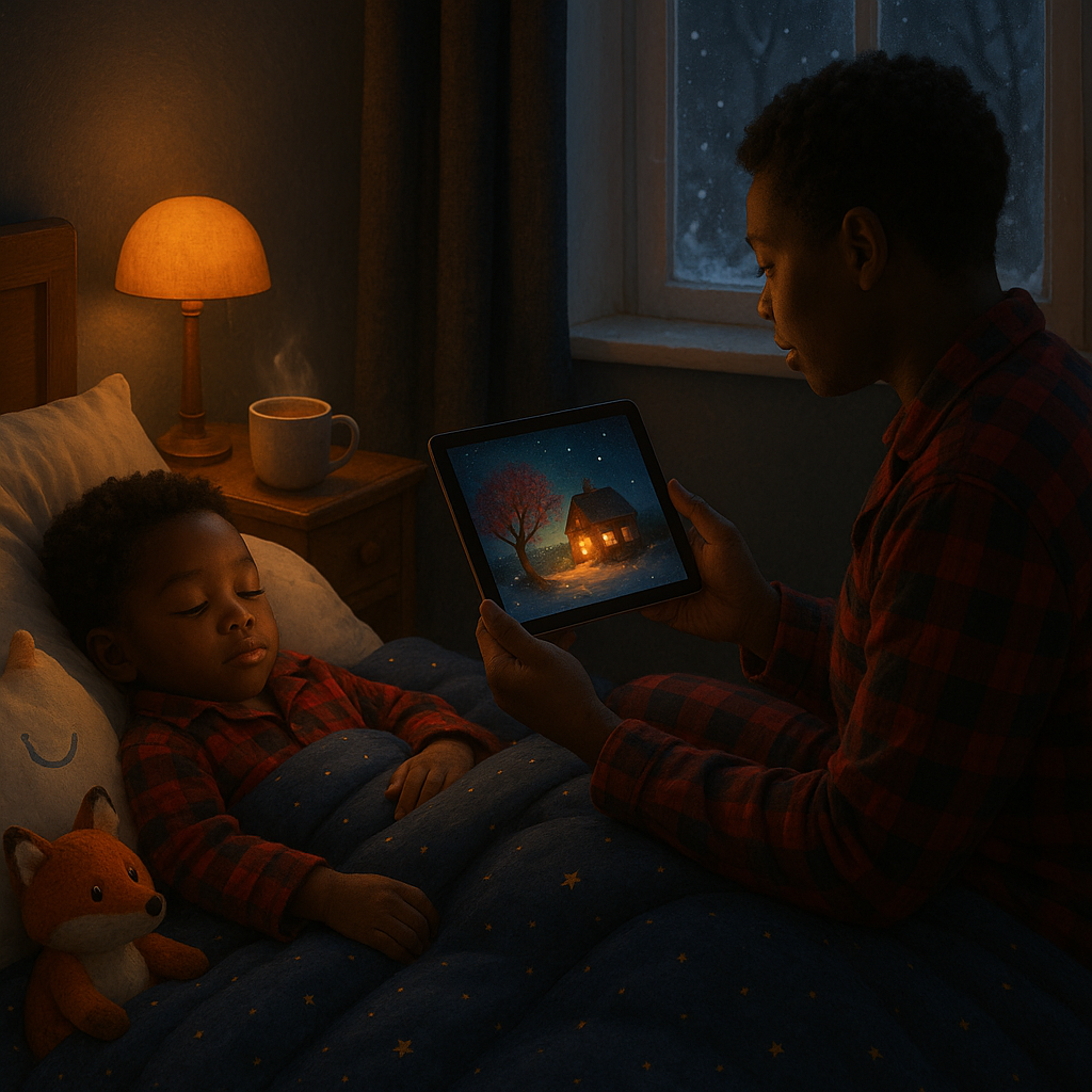 A bedtime mini story ritual is a short, repeatable five-minute wind-down built around a gentle tale. It calms, supports language, and offers a predictable, cozy close to the day for parents and teachers.