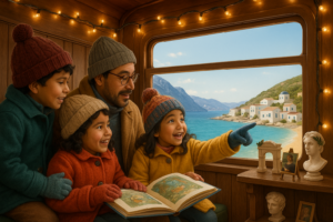 Europe for kids is a cozy, curious guide to places, people, food and festivals. Spark imagination with maps, snacks, and short Storypie tales designed for family learning and playful discovery.