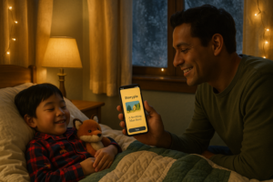 A bedtime mini story ritual is a calm, predictable three to seven minute routine that signals sleep. It boosts bonding, supports language, and helps children settle. Try a five minute story for gentler nights.