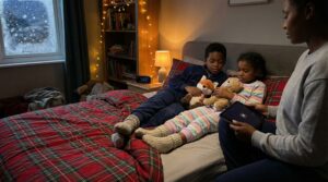 Tiny ritual, mighty calm. A bedtime wind-down mini story ritual uses a 3 to 7 minute tale in the final minutes before lights-out. It speeds sleep, soothes stress, and builds language while creating a cozy nightly cue for families.