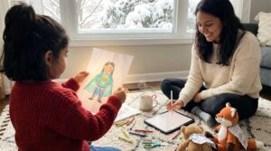 Weekend imagination challenge: create your own hero invites families to a cozy, short activity. Pick a kind superpower, name the hero, draw or play, and grow empathy and language together in 15 to 45 minutes.
