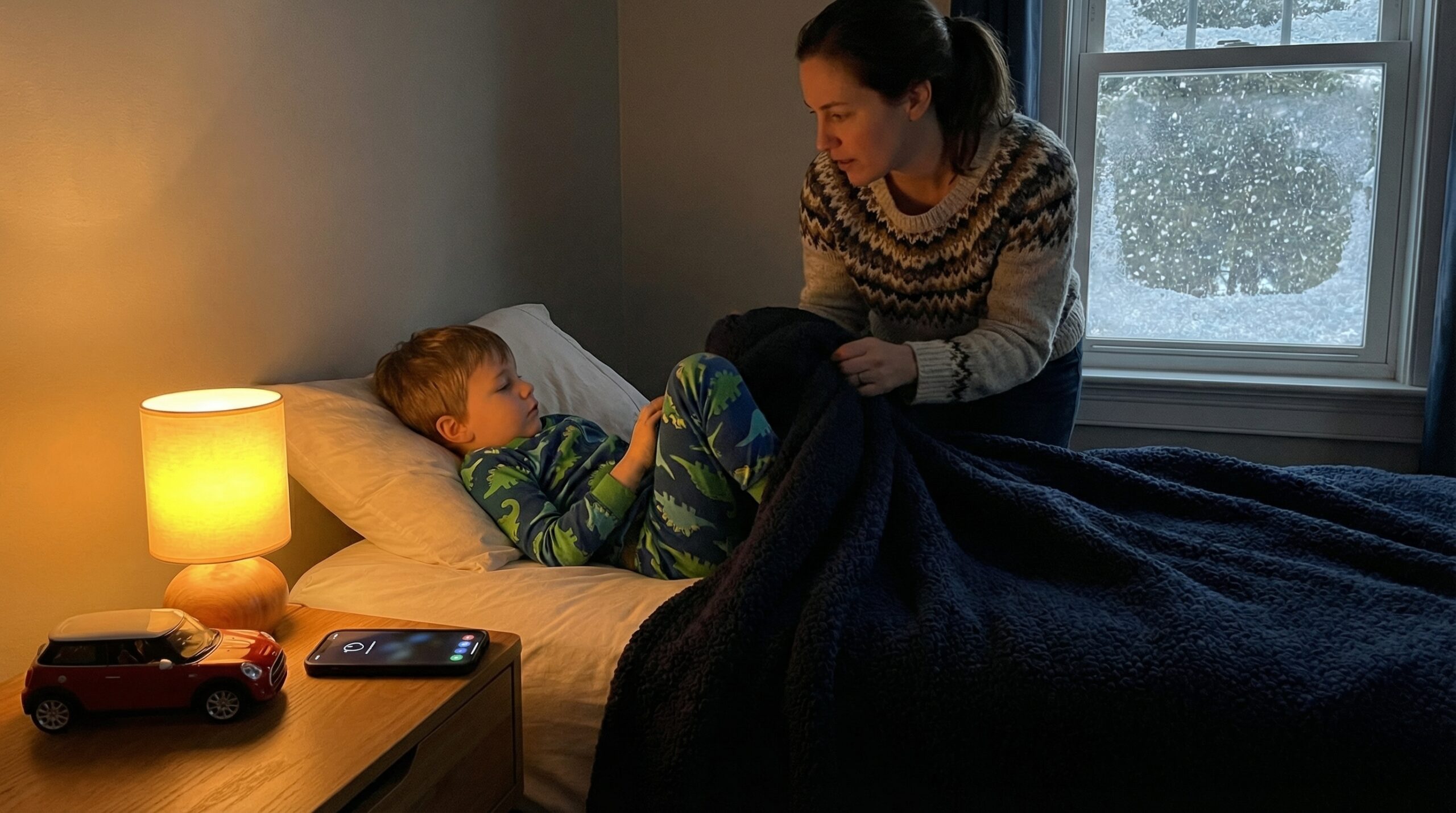 Short, repeatable bedtime mini story ritual helps kids settle. Use 3 to 7 minute tales, dim light, and steady timing to cue sleep, calm the body, and grow nightly parent-child connection.