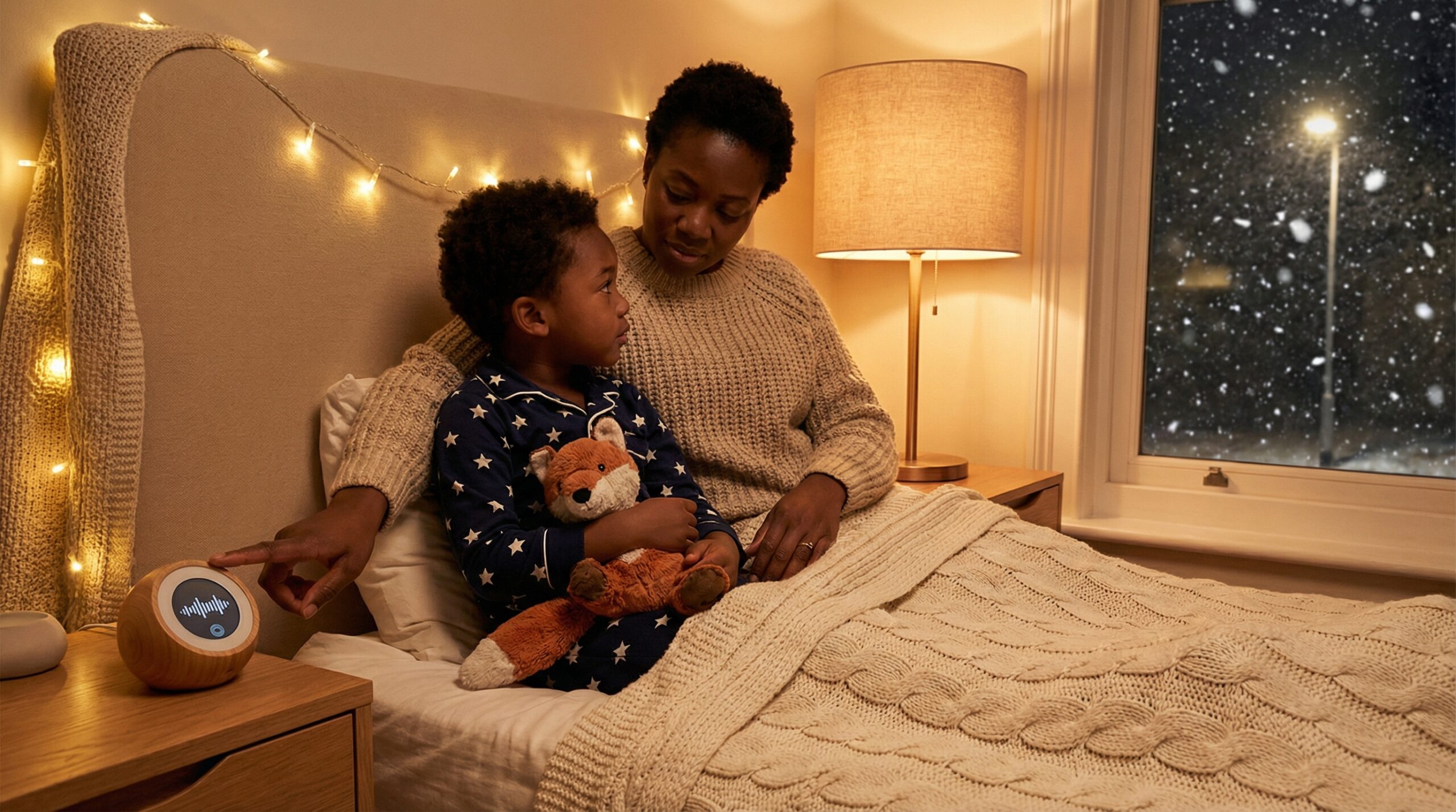 Try a bedtime wind-down mini story ritual: a cozy, five-minute routine built around one tiny tale. Short, repeatable, and calming, it helps kids settle faster on busy or chilly nights.