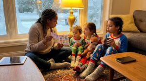 Storypie combines short, age-aware tales with clear guidance. Education through storytelling ages 3-12 is built into our collection, formats, and accessibility features to support memory, language, and growth.