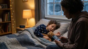 A bedtime mini story ritual is a short, repeatable narrated story that cues sleep. This cozy audio habit calms children, supports emotional regulation, and often speeds sleep onset in just a few minutes.