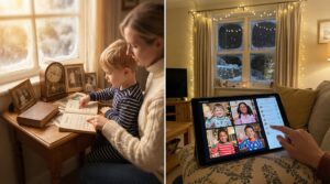 A frosted window, a kettle, and a calendar can show past and present for children. This post explains how memory, family stories, calendars, and small marks shape identity across ages.