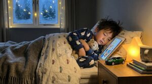 A bedtime mini story ritual is a short, repeated story told in low light. In two to seven minutes it signals sleep, builds safety, and boosts early language. Tiny, cozy, and evidence friendly.