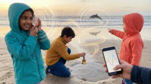 A warm, parent-friendly guide to sound waves for kids. Try a ten minute listening walk, quick experiments, safety tips, and Storypie story links to keep learning playful and short.