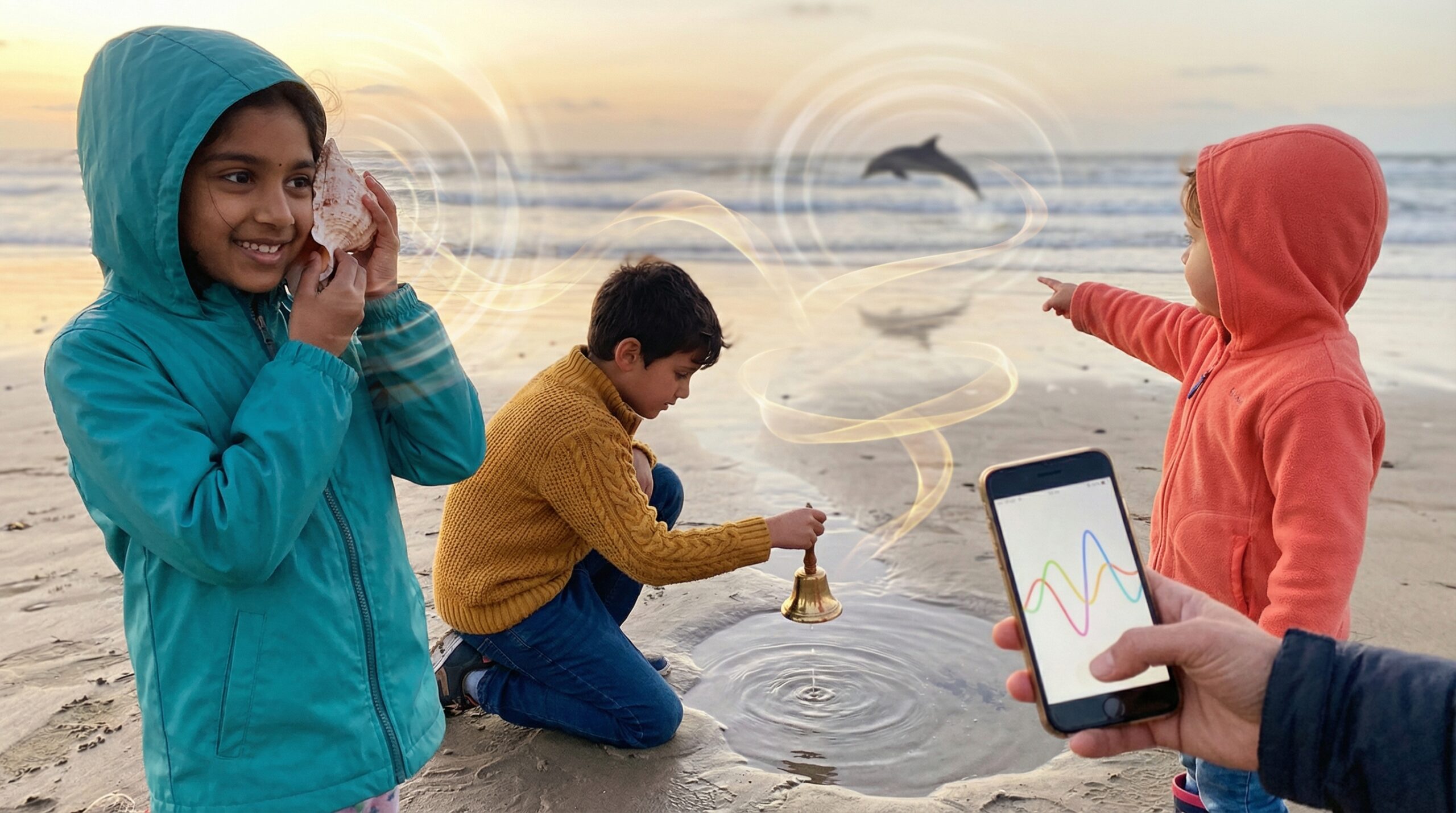 A warm, parent-friendly guide to sound waves for kids. Try a ten minute listening walk, quick experiments, safety tips, and Storypie story links to keep learning playful and short.