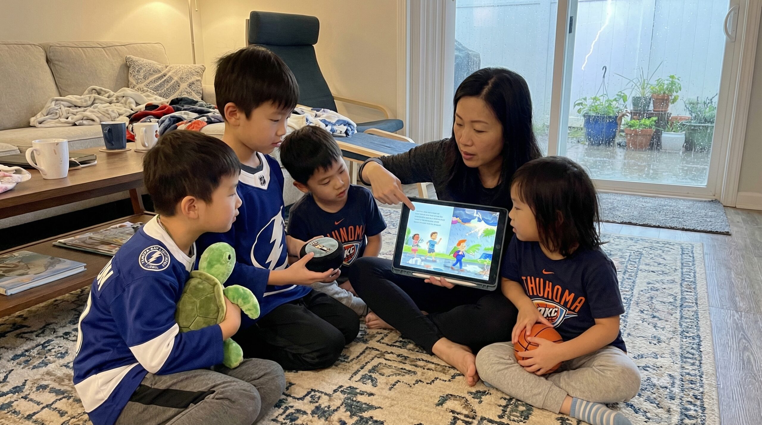 A warm, simple guide to lightning and thunder for families. Learn quick facts, safety steps, a tiny indoor experiment, and gentle ways to talk with kids. Read or listen to stories on Storypie.