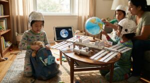 Discover the International Space Station for kids: a floating laboratory 400 km above Earth. Learn quick facts, daily life, science experiments, and simple family activities that spark wonder and curiosity.