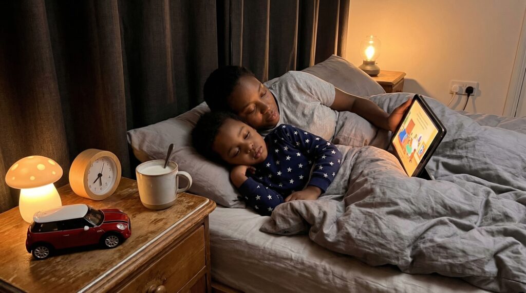 A bedtime wind-down mini story ritual is a short, predictable storytelling cue near lights-out. It lasts three to ten minutes and signals rest. These tiny rituals calm children and caregivers while building sleep-friendly routines.