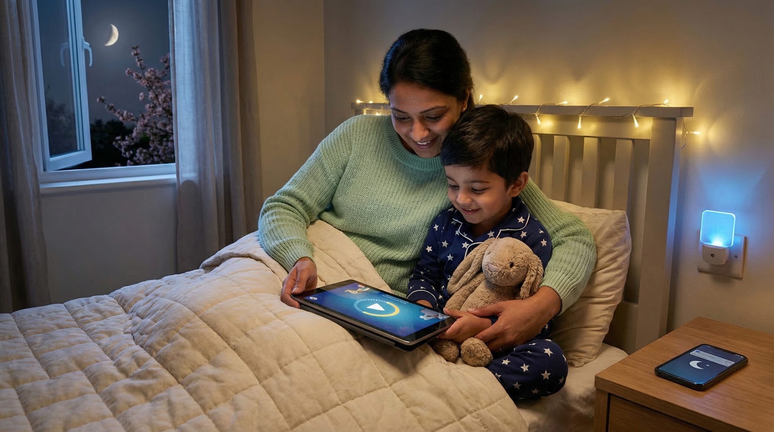 A bedtime wind-down mini story ritual is a short, 3 to 10 minute audio or told tale. It soothes, signals lights-out, and fits infants through early school-age. Try a steady five-minute cue tonight.