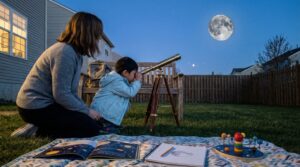 Take a tiny moon safari with a telescope for kids. Simple gear and a short routine create big wow moments, spark curiosity, and make family stargazing joyful.