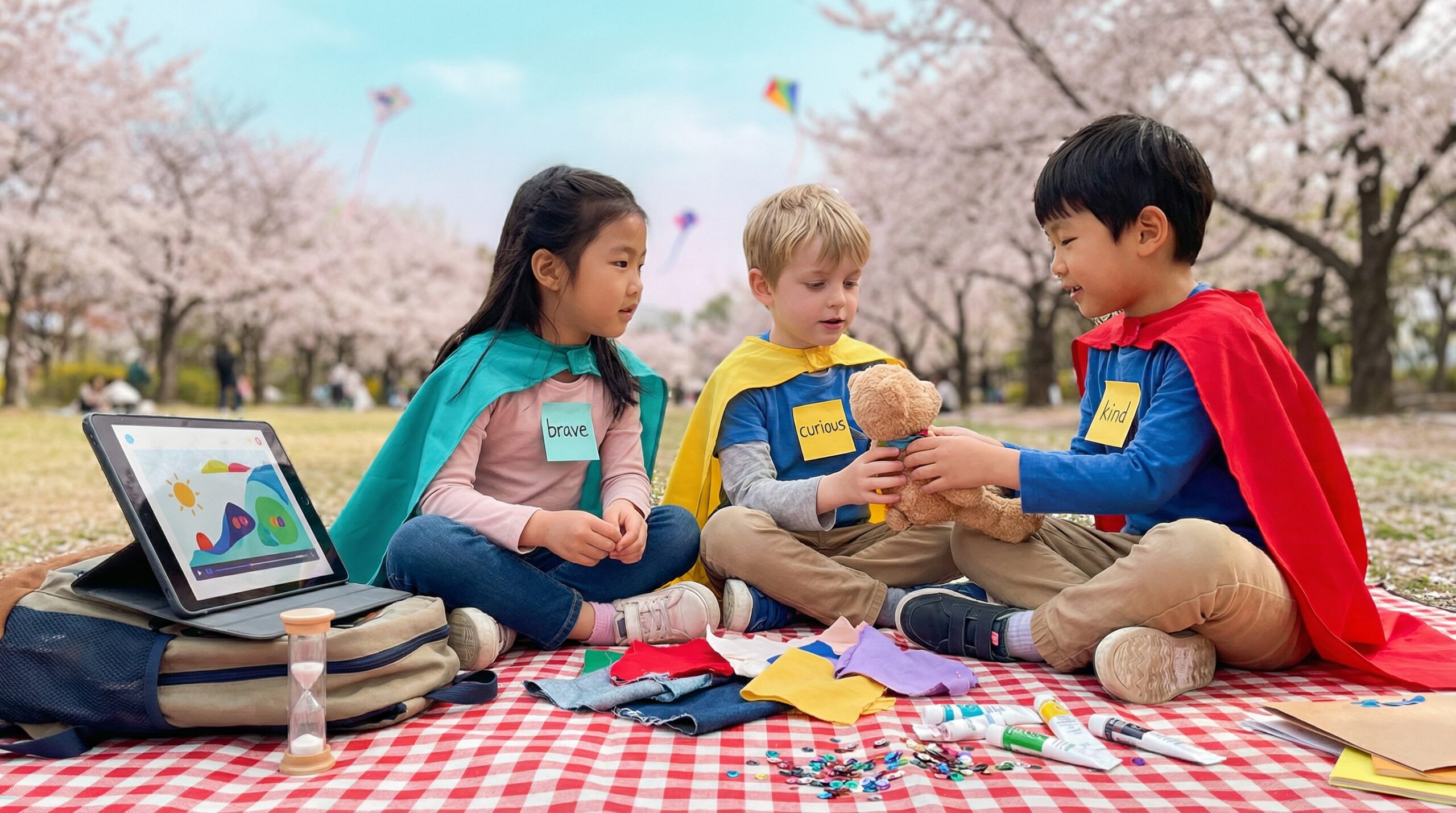 A playful 15-minute prompt to spark empathy and imagination. The weekend imagination challenge helps kids create a hero—name, strengths, power, and costume—with simple cues for parents and teachers.