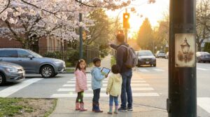 A playful, parent-friendly guide to traffic lights. Learn how a spark in 1868 became today's three-color guardian, what each color means, simple safety rules, and ways to make walks into learning moments.