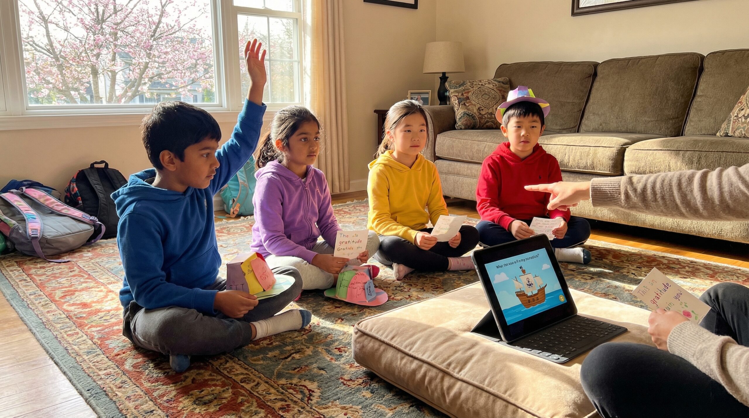 A warm Thanksgiving holiday guide for families. Learn the history, common traditions, and simple, kid-friendly ways to share gratitude at the table. Short, gentle ideas for a calm, cozy holiday.