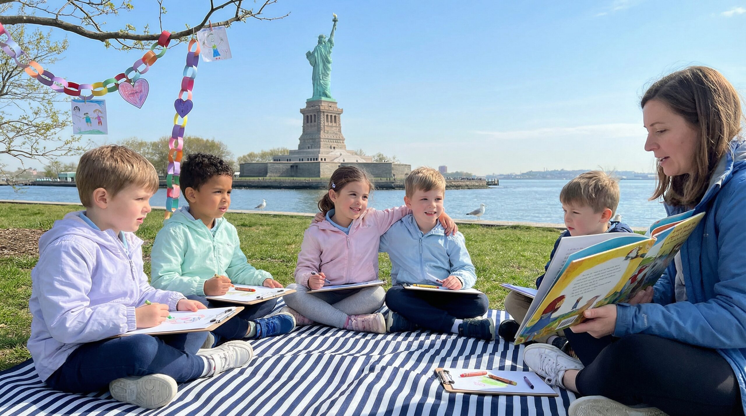 A warm, simple guide to the Statue of Liberty for kids. Learn what she is, how she arrived, what she looks like, and family tips for visiting. Short, friendly facts for curious children and families.