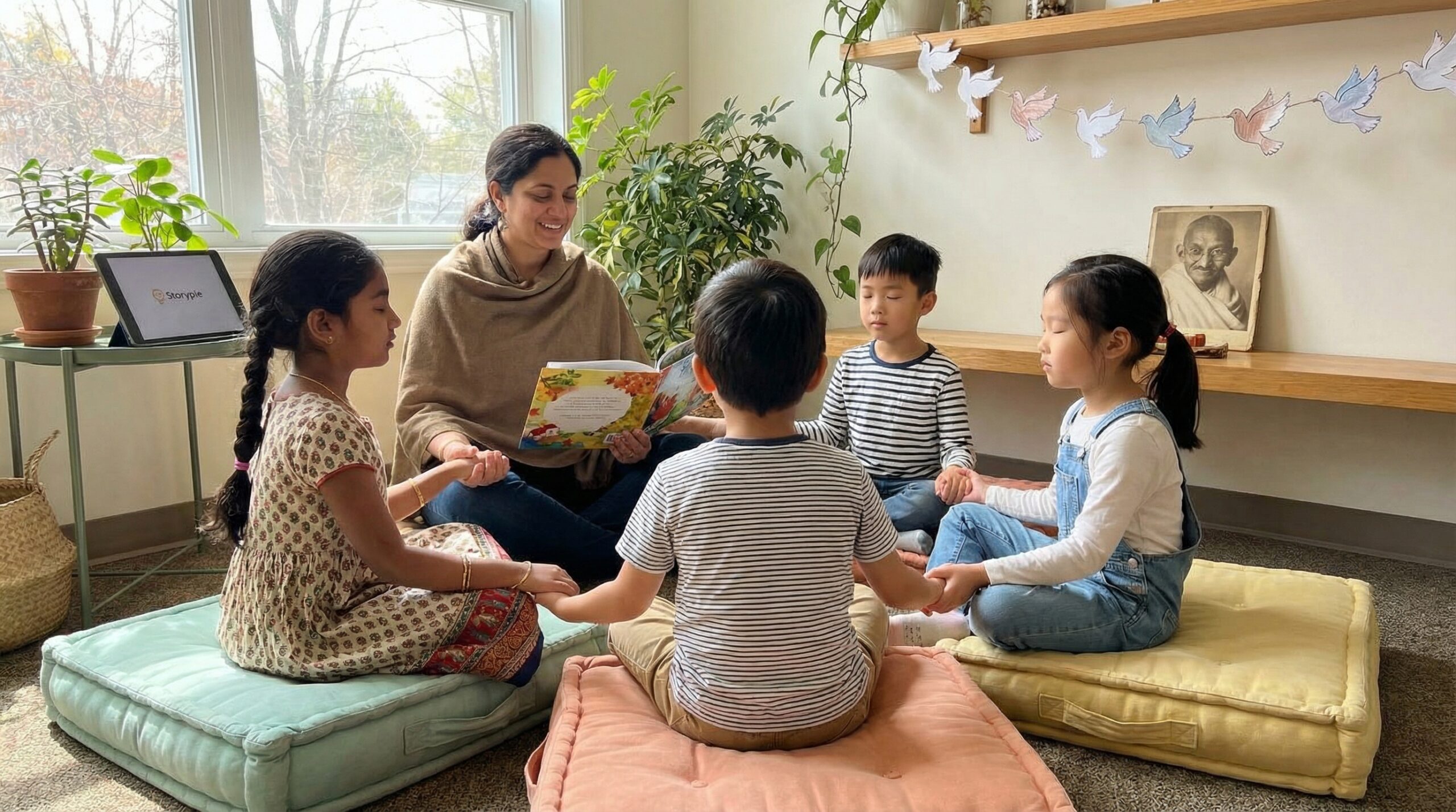 A gentle, kid-friendly look at Mahatma Gandhi. Read about his peaceful protests, simple daily habits, and lasting legacy. Use short stories and small activities to spark calm, kindness, and honest conversation at home.