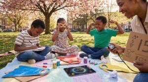 Try a 15-minute Weekend imagination challenge create your own hero. Short, playful prompts spark family laughter, build language, and boost confidence. Low prep, big delight.