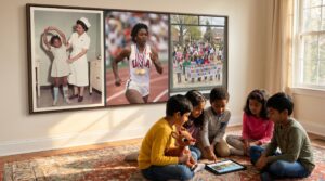 A warm Wilma Rudolph biography for kids that traces her brave path from polio and a leg brace to Olympic triple-gold. Short, vivid, and perfect for parents and teachers to read aloud and inspire children.