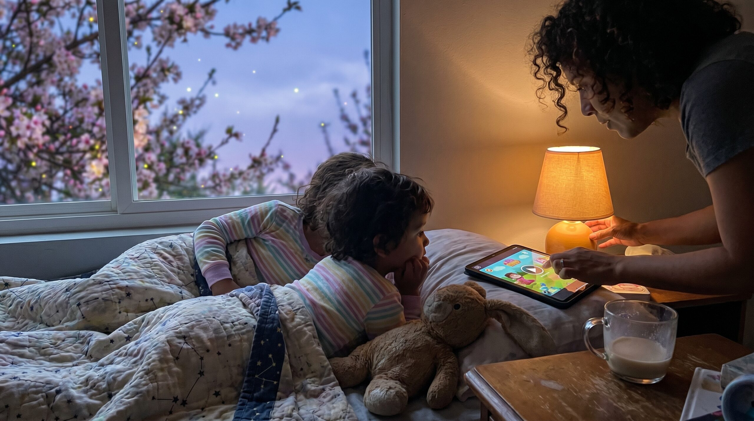 A bedtime wind-down mini story ritual is a short, predictable 3-7 minute routine. It cues calm, supports sleep, and builds cozy family rhythm. Simple, steady, and delightfully effective for infants through early school age.