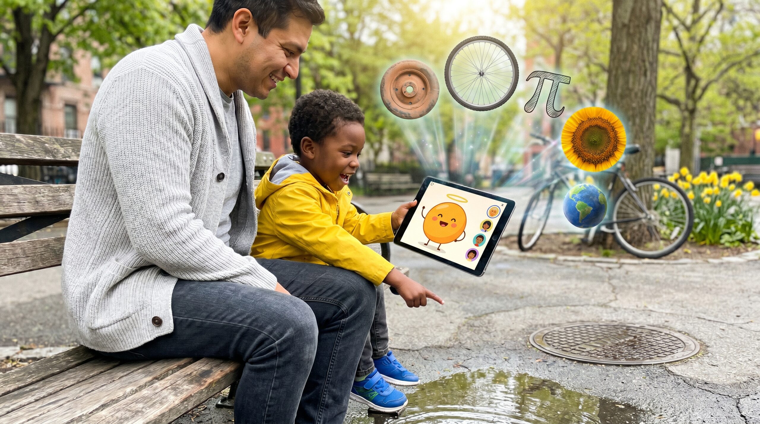 Circle for kids introduces the shape, core vocabulary, tiny math, and a brief history. It offers simple activities parents can try on walks. Finish by listening to the Circle story on Storypie.