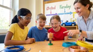 A playful, parent-friendly look at the electric motor for kids. Learn the parts, history, common types, and a safe homopolar demo. Read age-appropriate Storypie stories and try the app for more hands-on wonder.