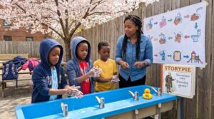 Handwashing for kids removes invisible germs and keeps children healthier. This friendly guide explains what handwashing is, when to wash, correct steps, handy tips for parents and teachers, and Storypie stories to practice.