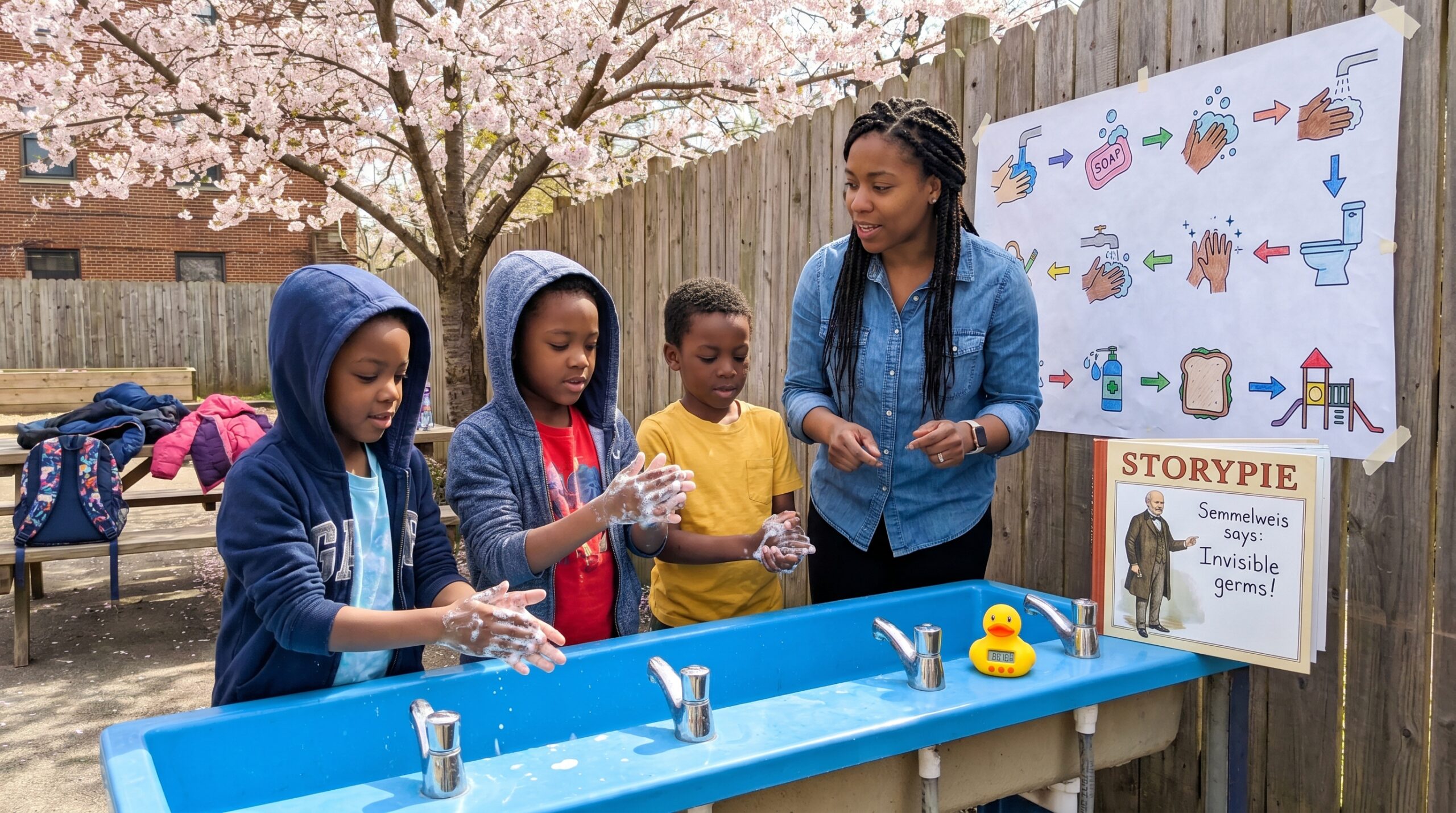 Handwashing for kids removes invisible germs and keeps children healthier. This friendly guide explains what handwashing is, when to wash, correct steps, handy tips for parents and teachers, and Storypie stories to practice.