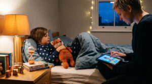 A bedtime mini story ritual is a tiny, calm routine before lights out. Short and repeatable, it helps kids wind down fast. Families call it pocket-sized magic for busy nights and travel.