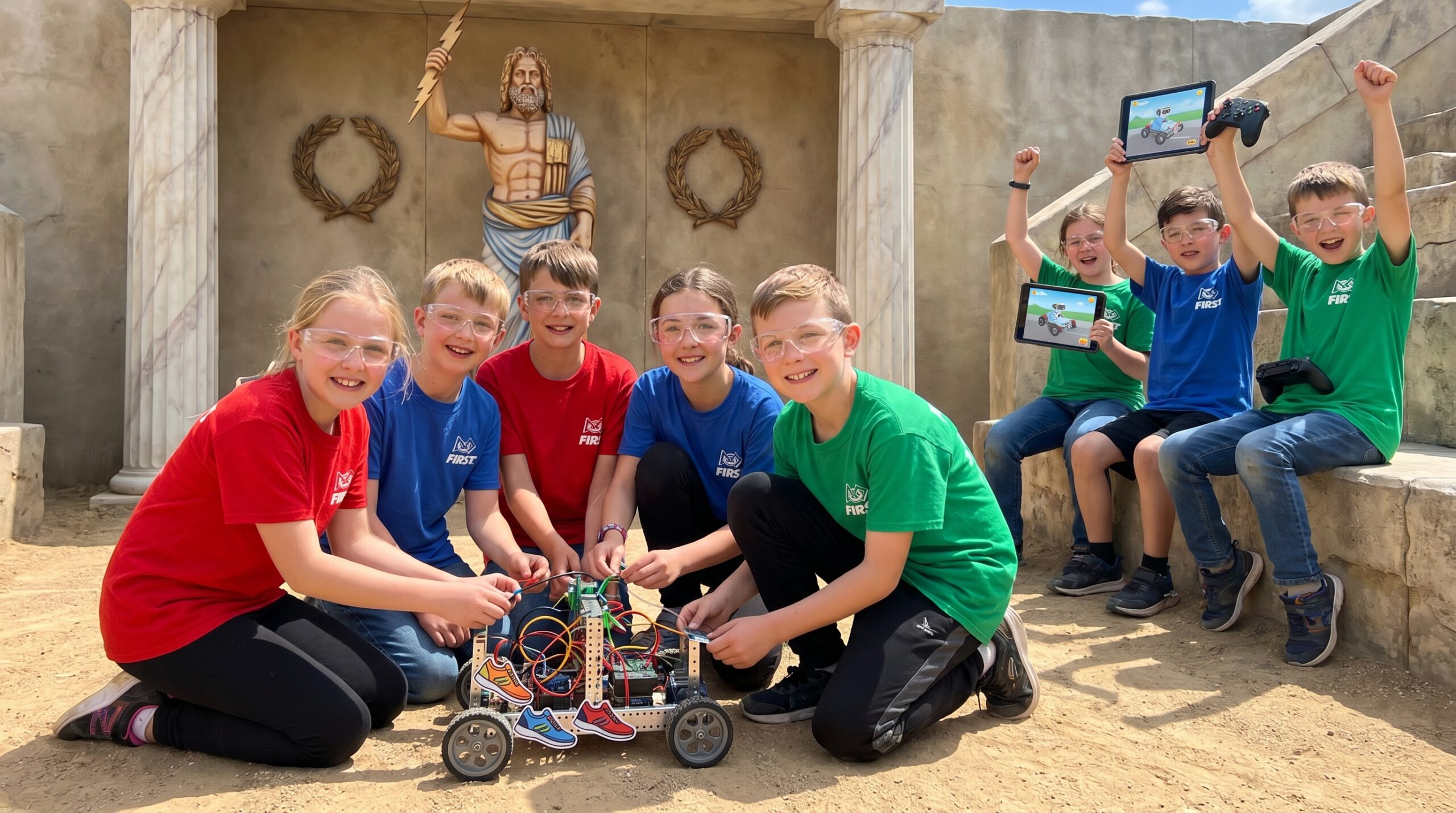 Discover the First Olympic Games at Olympia. Learn about the 776 BCE stadion race, olive-wreathed winners, the sacred truce, and how the festival grew. A warm, child-friendly snapshot for families and teachers.