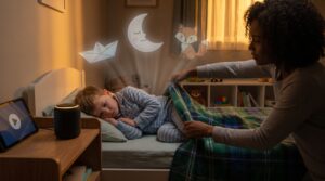 Choosing audio-first lowers cognitive load and lights imagination. Spoken stories leave room for thinking, support language growth, and help kids relax. Try a short Storypie story tonight for calmer evenings and brighter play.