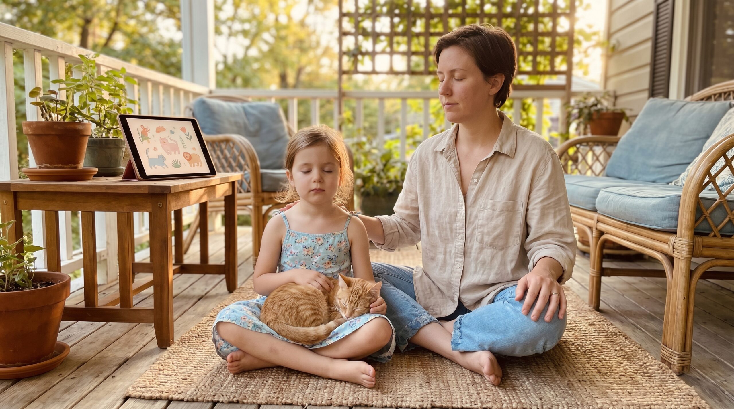 Calm for children is a simple, teachable state. Short practices and steady routines help kids lower arousal, sleep better, and learn more. Small, playful steps make calm easy for the whole family.